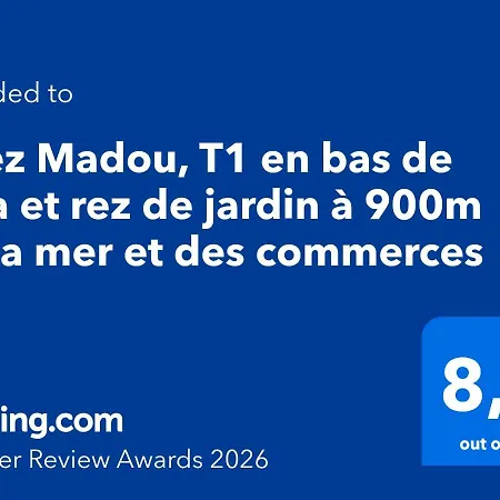 公寓 Chez Madou, T1 En Bas De Et Rez De Jardin A 900m De La Et Des Commerces Fréjus
